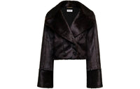 SAINT LAURENT Furs Women's Brown Dark Chocolate