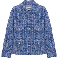 CHANEL SS23 Jackets Coats Women's Blue