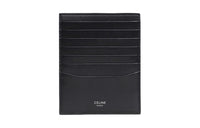 CELINE Smooth Calf Leather Card Holder Men's Black