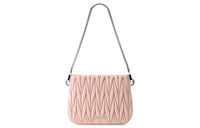 MIU MIU Leather Handbag Women's Pink