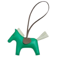 HERMES Leather Pendants Women's Green