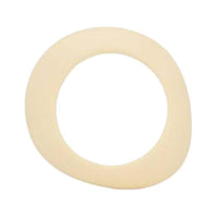SAINT LAURENT Resin Bangles Unisex Ecru