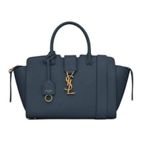 SAINT LAURENT Calfskin Handbag Women's Blue