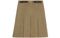 CELINE Casual Short Skirts Women's Beige