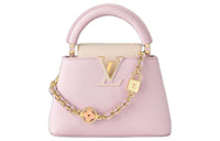 LOUIS VUITTON Capucines Taurillon Leather Shoulder Bag Crossbody Bag Handbag Mini Women's Pink