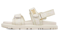DIOR DiorAct Beach Sandals Women's Gold