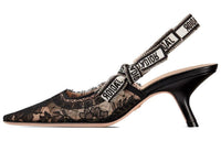 DIOR Irregular Heel High Heels 6.5cm Women's Black