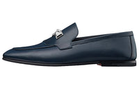 HERMES Blaise Men's Casual Shoes Men Low-Top Marine Blue