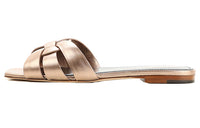 SAINT LAURENT Slide Slippers Women's Gold