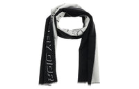 DIOR Knit Scarves Men Black White