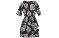 HERMES Short-Sleeved Dresses Women's Black