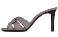 SAINT LAURENT Tribute 85mm Leather Sandals