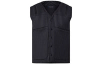 LOUIS VUITTON Pinstripe Padded Waistcoat