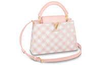 LOUIS VUITTON Capucines Taurillon Leather Capusin Shoulder Crossbody Handbag Small Size Women's Pink