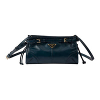 PRADA Leather Crossbody Bag, Shoulder Bag Women's Denim