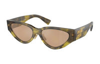 MIU MIU Eyewear Logo-lettering Cat-eye Sunglasses