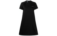 PRADA Short-Sleeved Dresses Women's Black