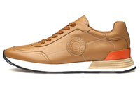 HERMES Drive Low-Top Casual Shoes Men's Brown