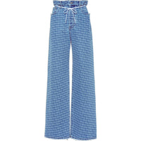 MIU MIU SS22 Jeans Women's Light Blue