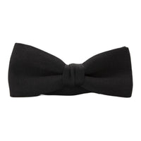 SAINT LAURENT Mulberry Silk Silk Ties Men's Black