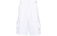PRADA SS24 Cargo Shorts Men's White