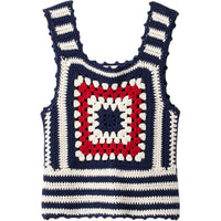 MIU MIU Tank Top Women's Marine Blue