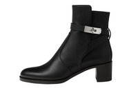 HERMES Frenchie Ankle Boots Women's Black