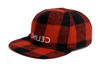 CELINE Wool Baseball Caps Men's Red