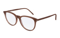 SAINT LAURENT Acetate Irregular Shape Eyeglass Frames Men's Red