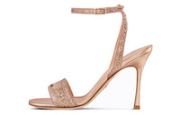 DIOR Dway One-Strap Sandals 10cm Women's Pink