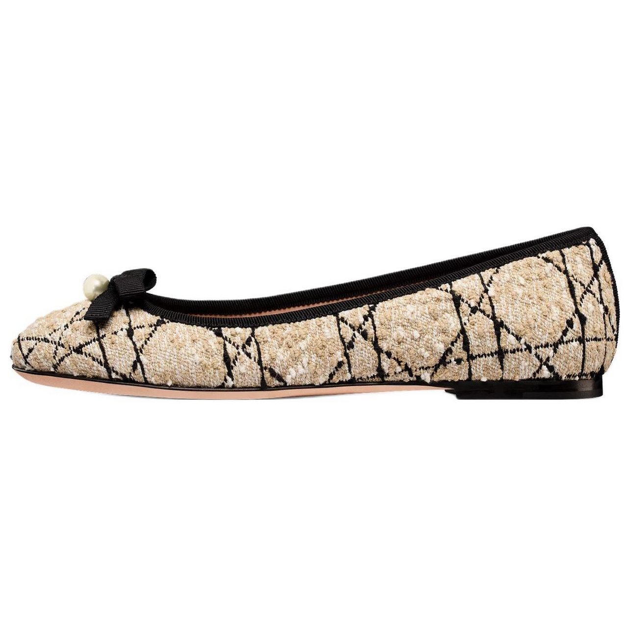 DIOR Tribales Casual Single Shoes Women's Beige