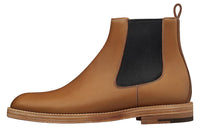 HERMES Caracole Ankle-Length Chelsea Boots Men's Brown