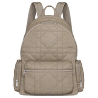 DIOR Maxicannage Calfskin Backpack Men's Beige