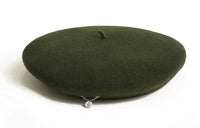 HERMES Berets Women's Olive Green
