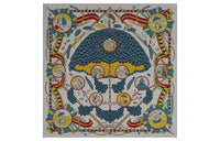 HERMES Shawls Women's Mixed Gray/Blue/Multicolor