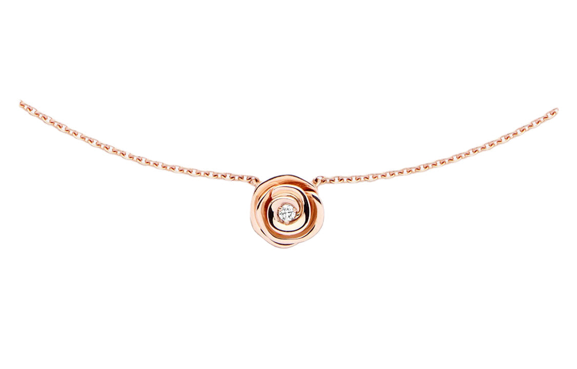 DIOR 18K Rose Gold Necklaces Women's
