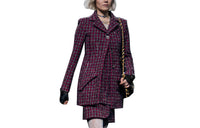 CHANEL Jackets Women's Peach Pink