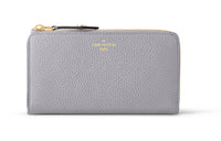 LOUIS VUITTON Cow Leather Wallet Women's Light Purple