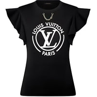 LOUIS VUITTON T-Shirt Women's Black