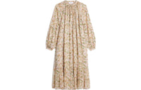 CELINE Long Sleeved Dresses Women's Beige Yellow
