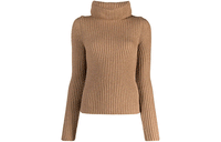 SAINT LAURENT Slim Fit Sweater Women's Brown