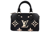LOUIS VUITTON Speedy Nano Black/Beige