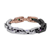 LOUIS VUITTON Stainless Steel Bracelets Men's Silver