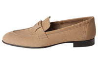 HERMES Paris Loafers Women's Light Brown