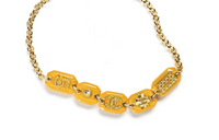 CHANEL Necklaces Women's Gold