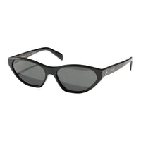 CELINE Acetate Cellulose Plastic Cat Eye Sunglasses Men's Black