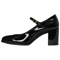 CELINE Chunky Heel Mary Jane Shoes Women's Black