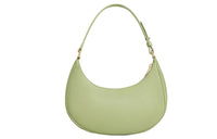 CELINE AVA Smooth Cow Leather Handbag Shoulder Bag Women's Sage Gray
