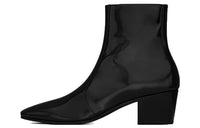 SAINT LAURENT Vassili Ankle Boots 6cm Men's Black