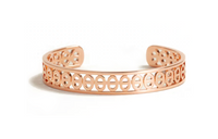 HERMES Rose Gold Bangles Women's Gold